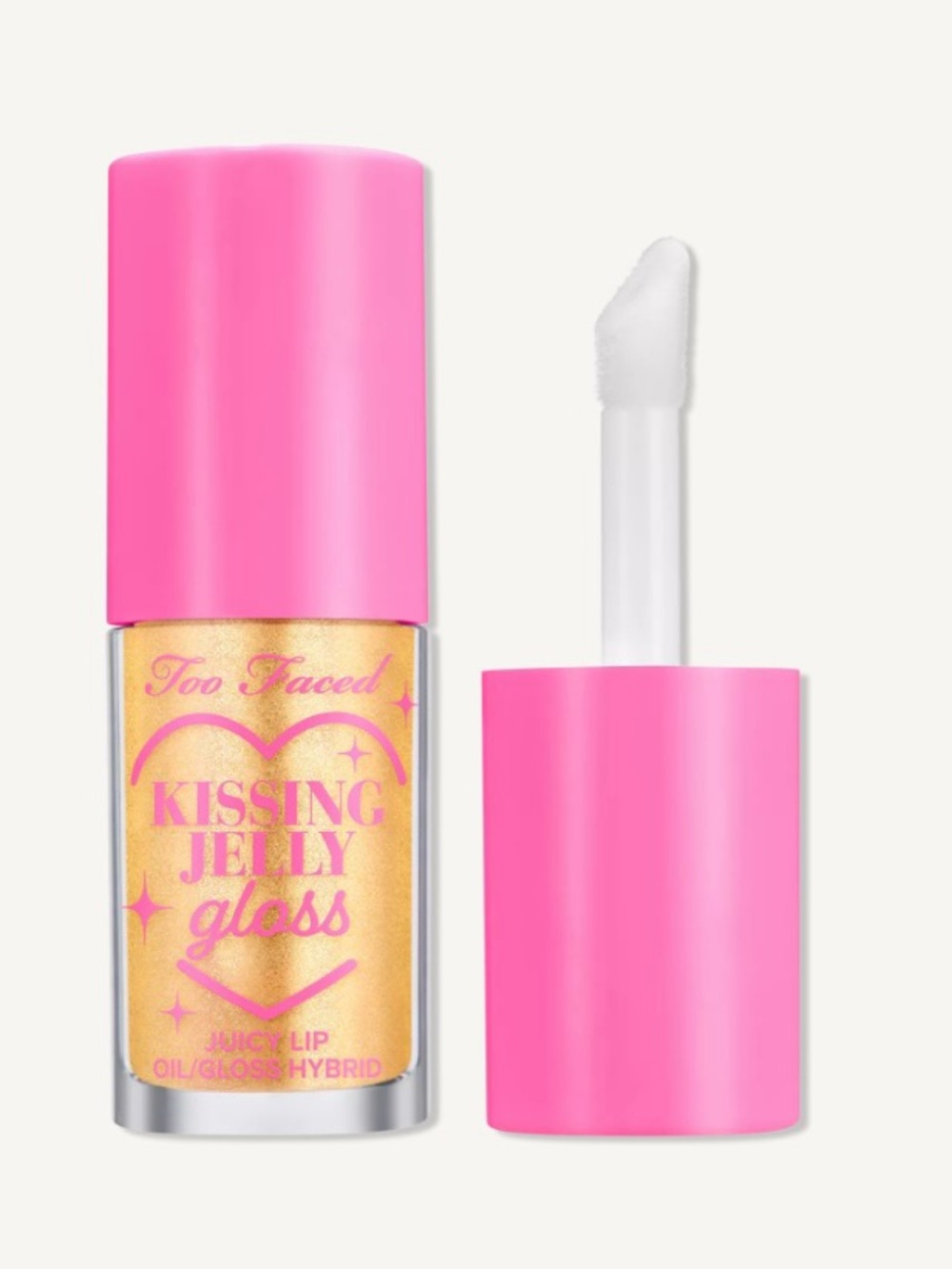 Too Faced Kissing Jelly Gloss - Juicy Lip Oil/Gloss Hybrid 💋 Pina Colada